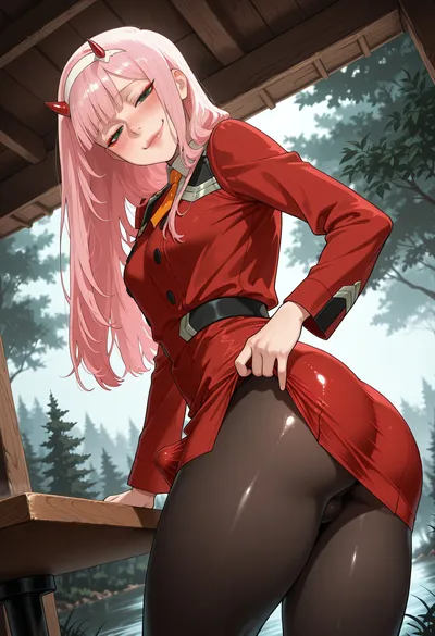 Zero two (darling in the franxx) — artwork by futarush