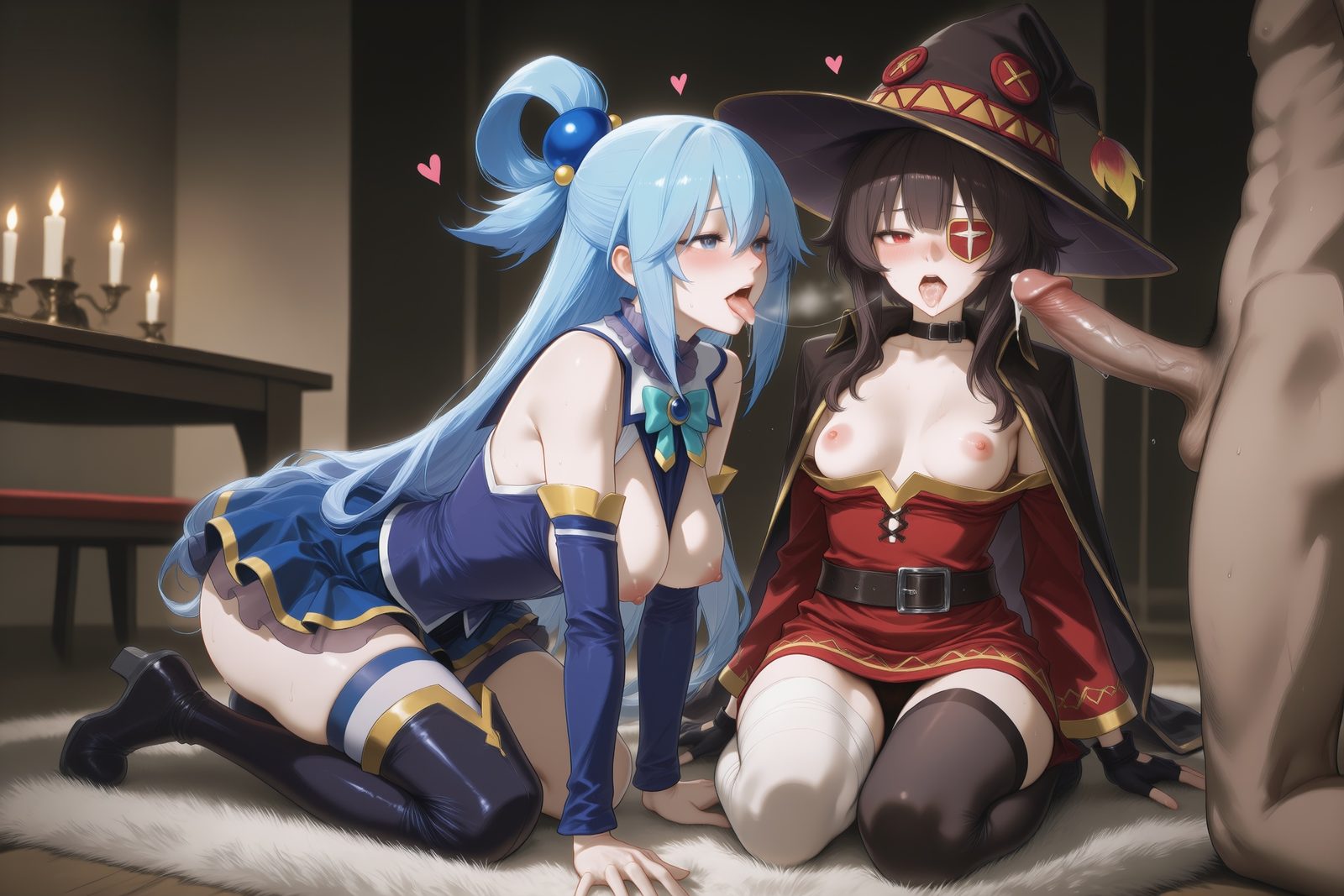 Aqua (konosuba) — artwork by animevixens