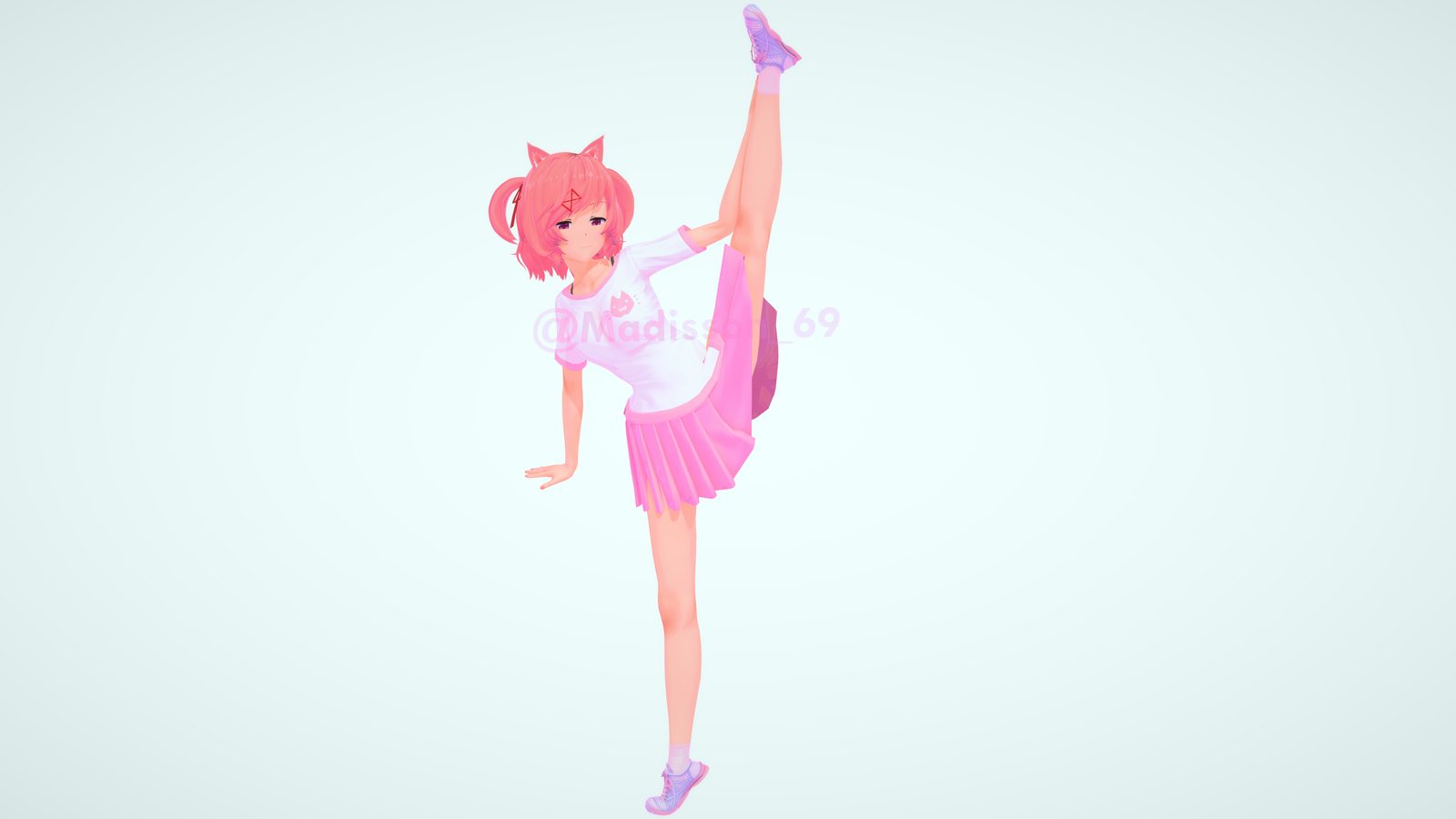 Natsuki (doki doki literature club) — artwork by madisson 69