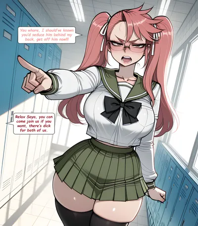 Saya takagi — artwork by phanary