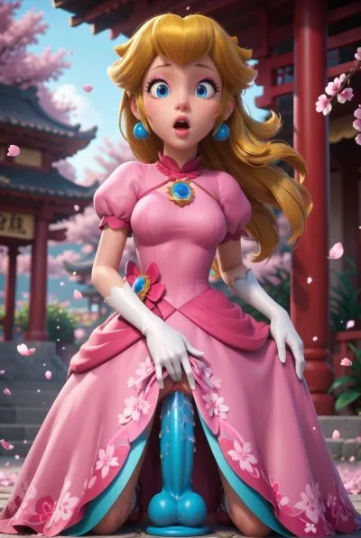 Princess peach — artwork by r34arts
