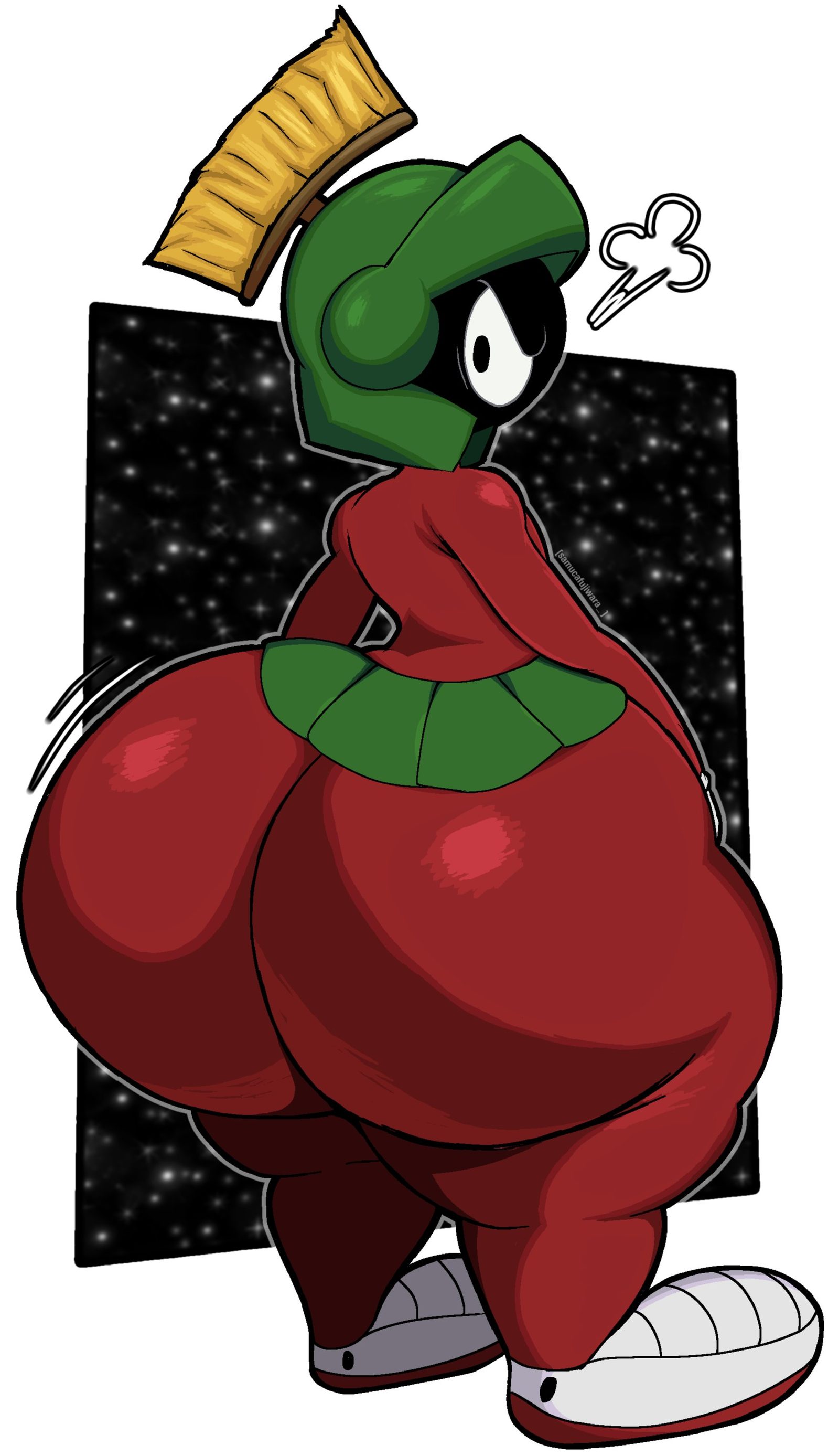 Marvin the martian — artwork by samucafujiwara