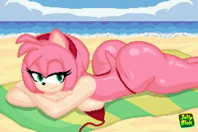 Amy rose — artwork by jelly blox