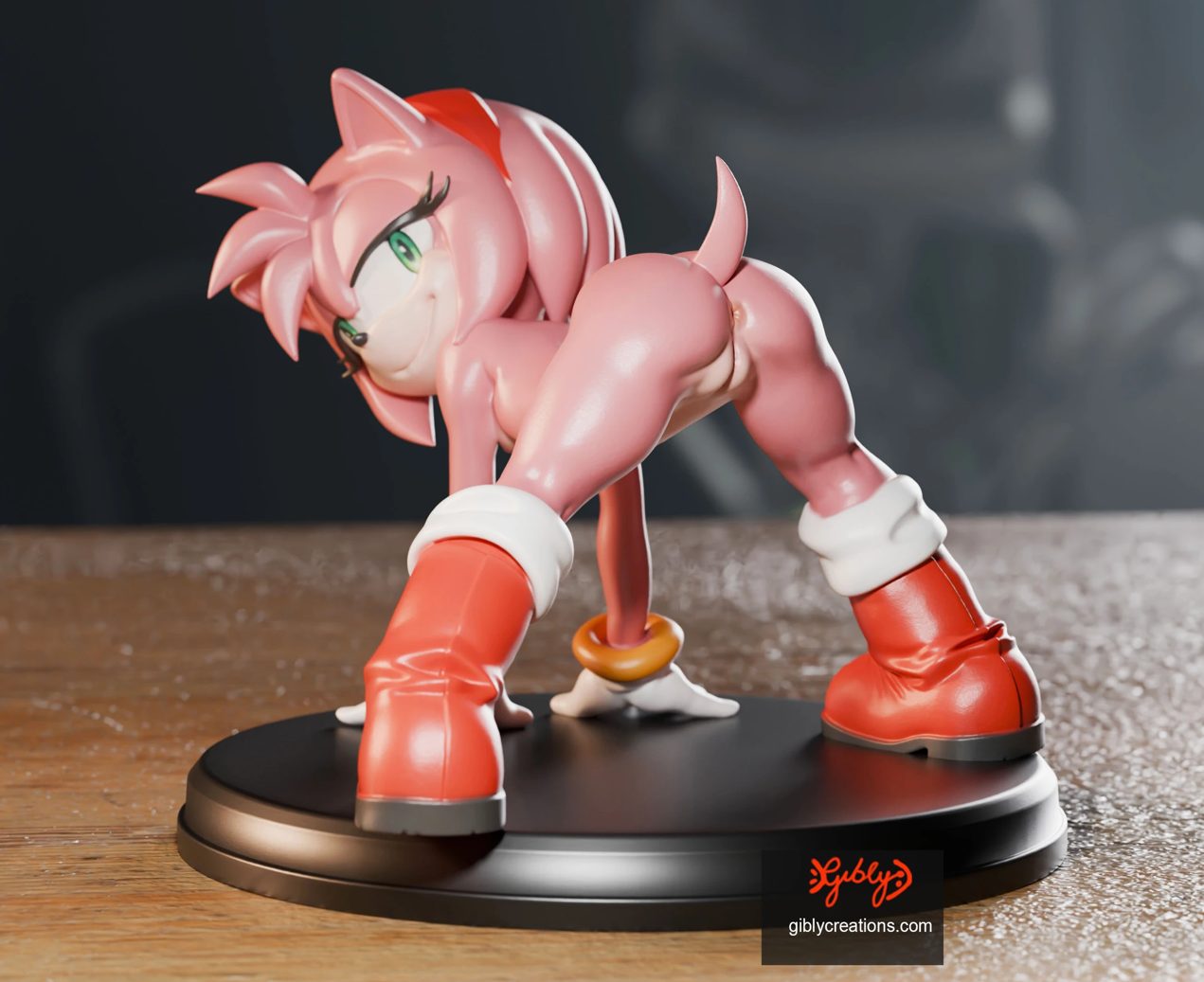 Amy rose — artwork by gibly