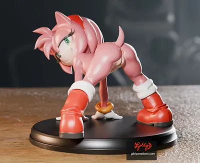 Amy rose — artwork by gibly