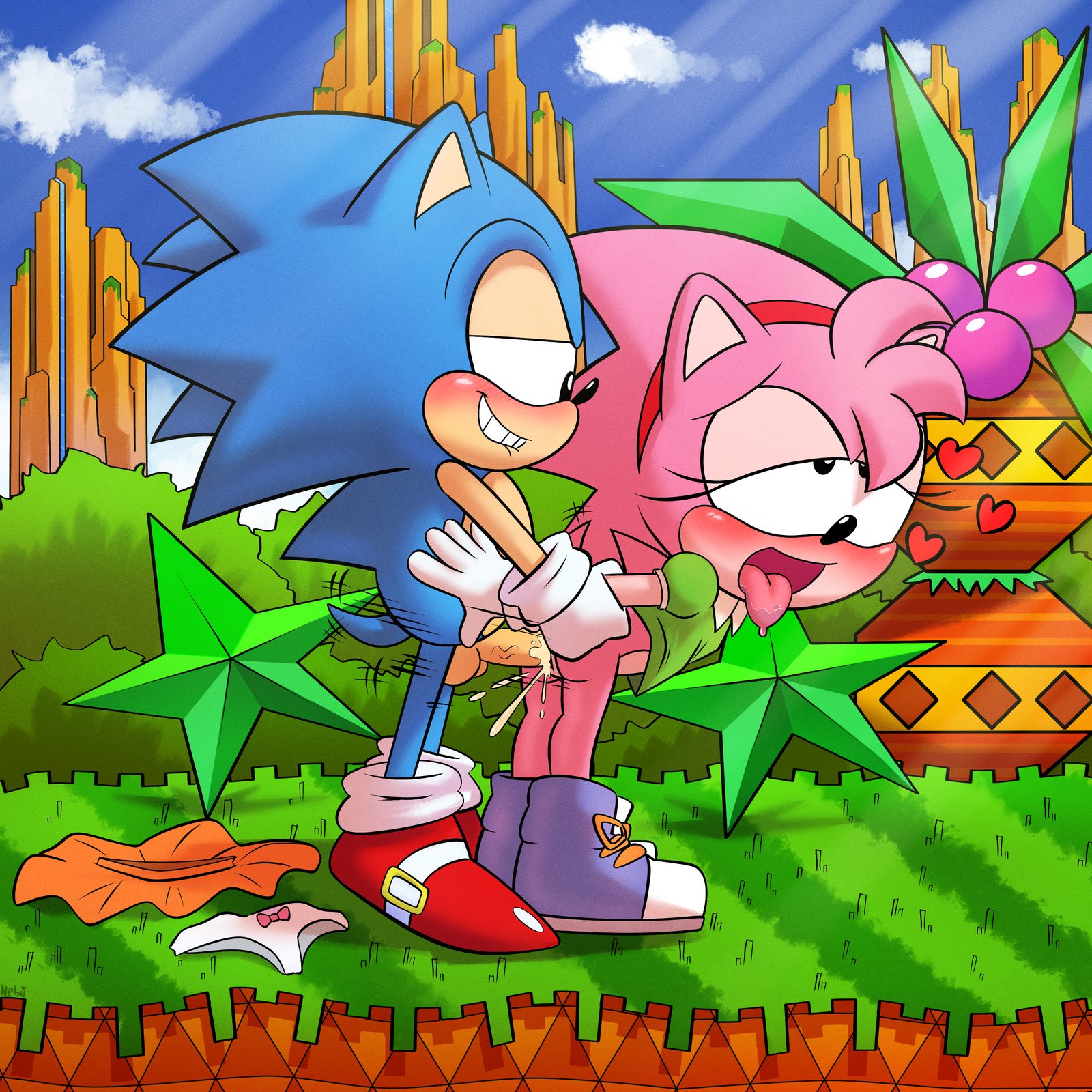 Amy rose — artwork by bunny nebula