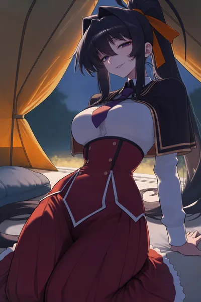 Akeno himejima — artwork by waifuempire