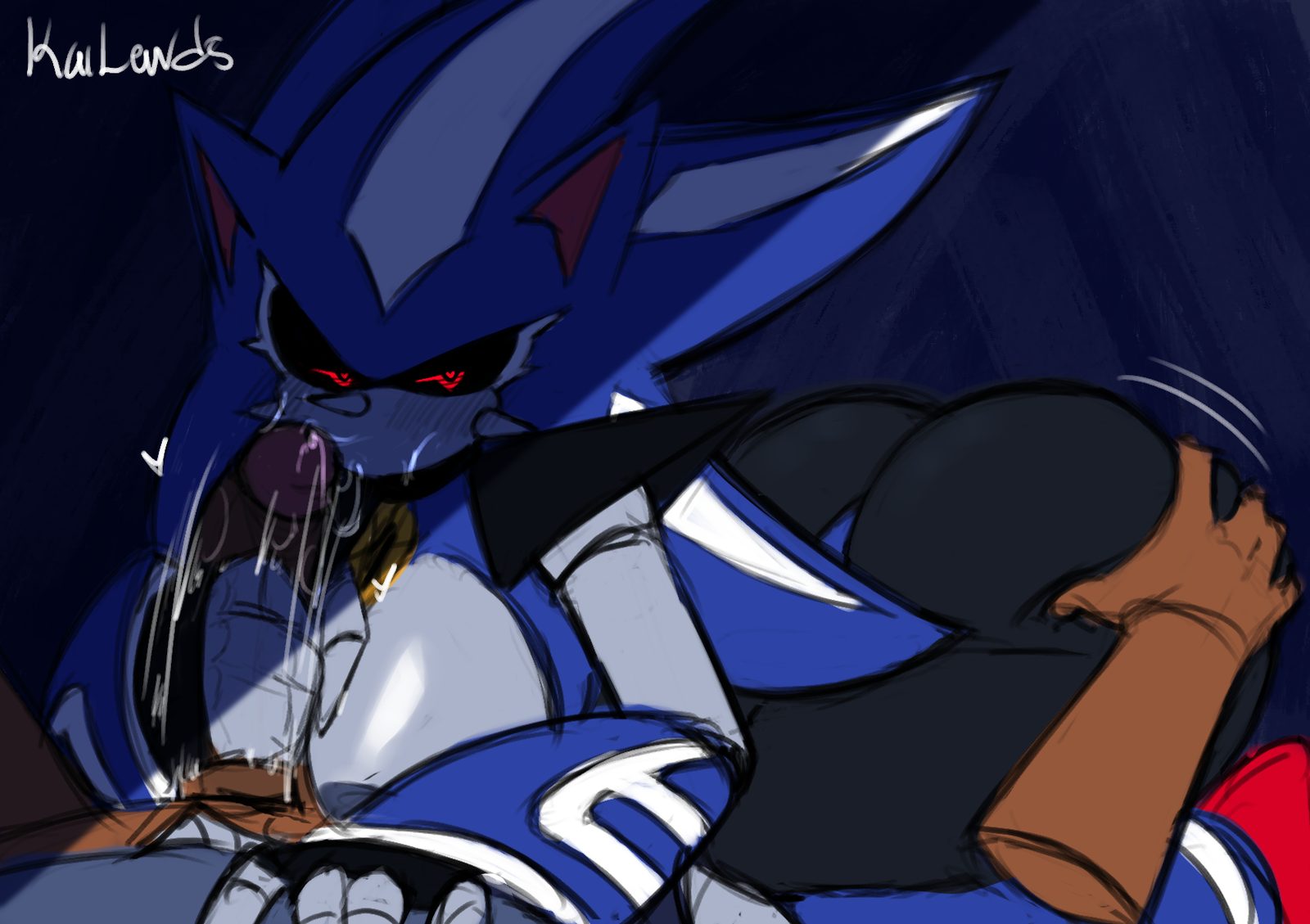 Fem neo metal sonic — artwork by kailewds