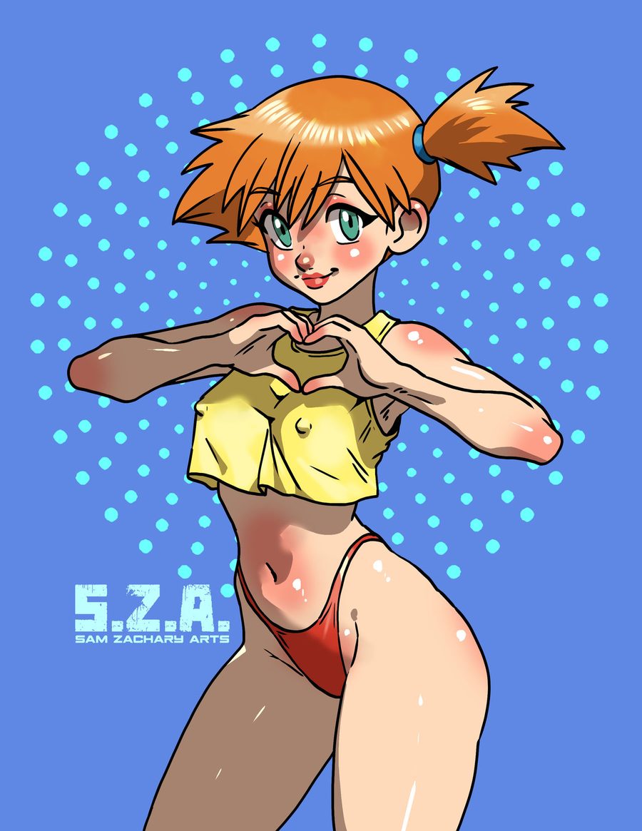 Misty (pokemon) — artwork by samzacharyarts