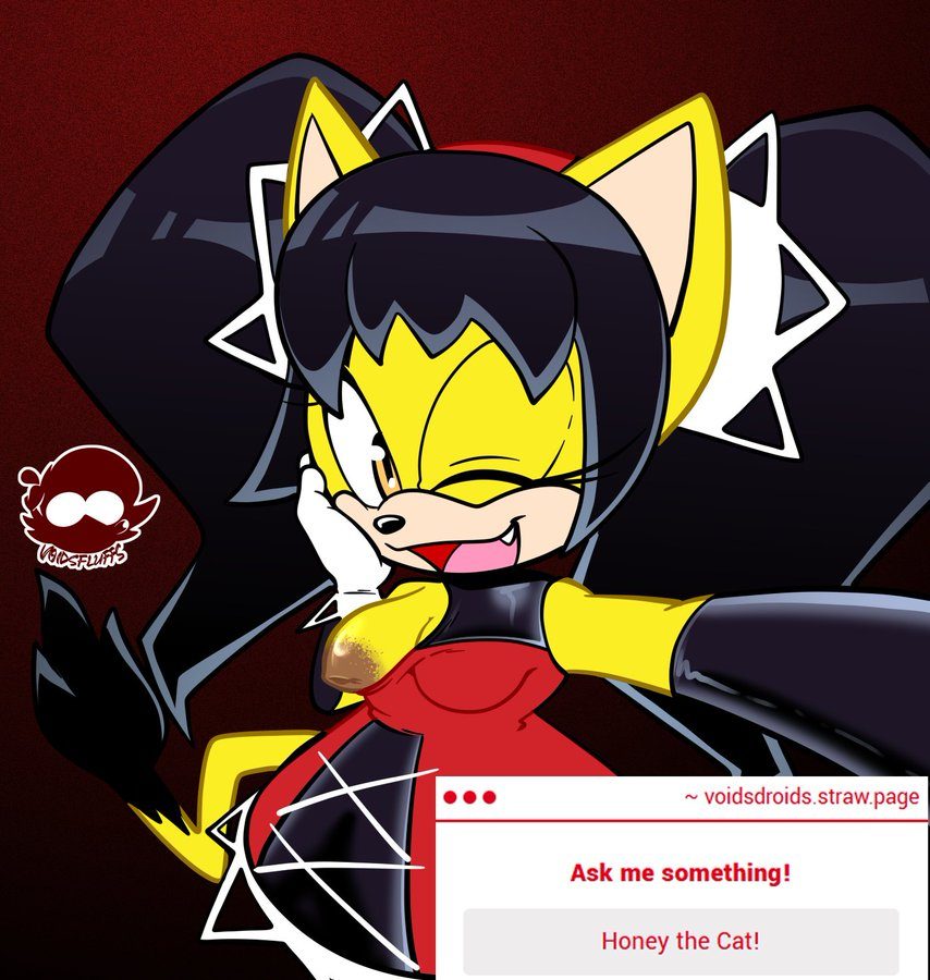 Honey the cat - artwork by voidsfluffs