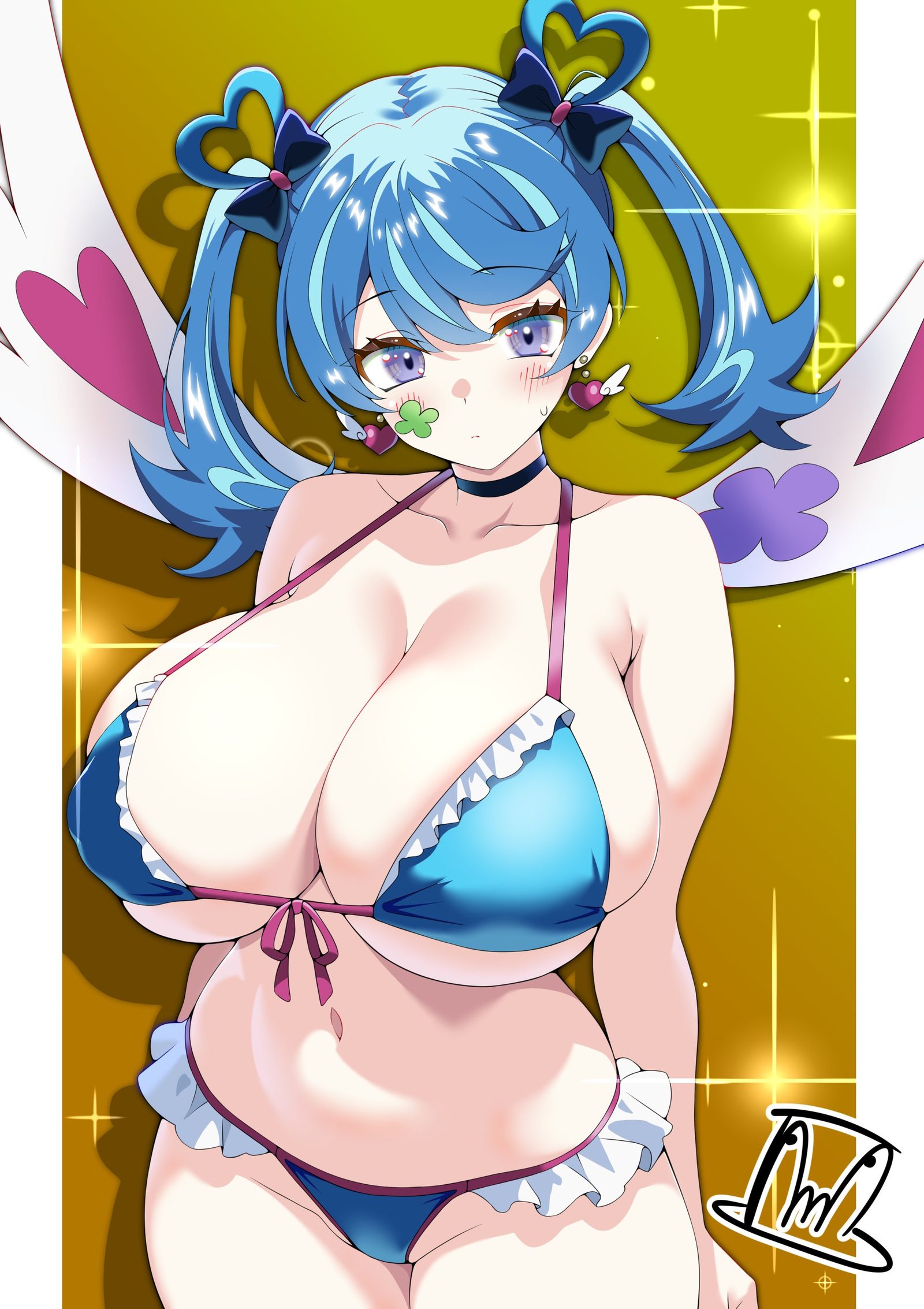 Blue angel — artwork by tama amata