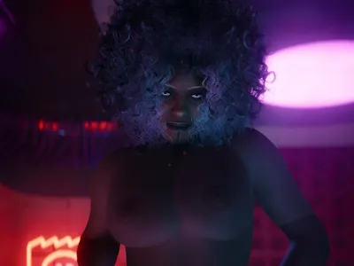 Denny (cyberpunk 2077) — artwork by kekwerik