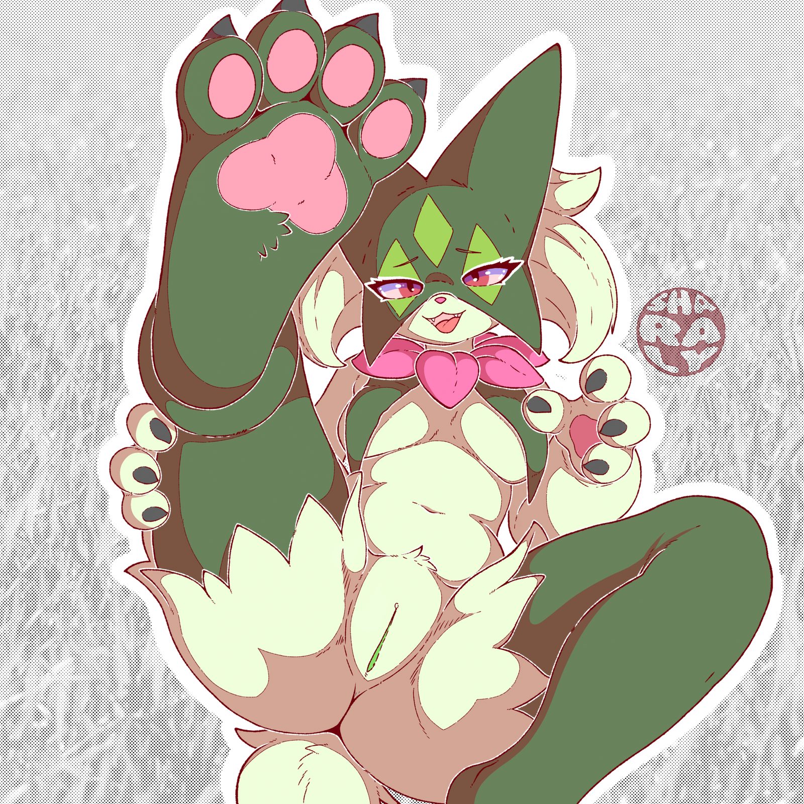 Meowscarada — artwork by sharalythesheep