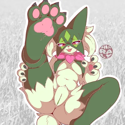 Meowscarada — artwork by sharalythesheep