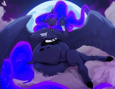 Princess luna (mlp) — artwork by dustyjcircus