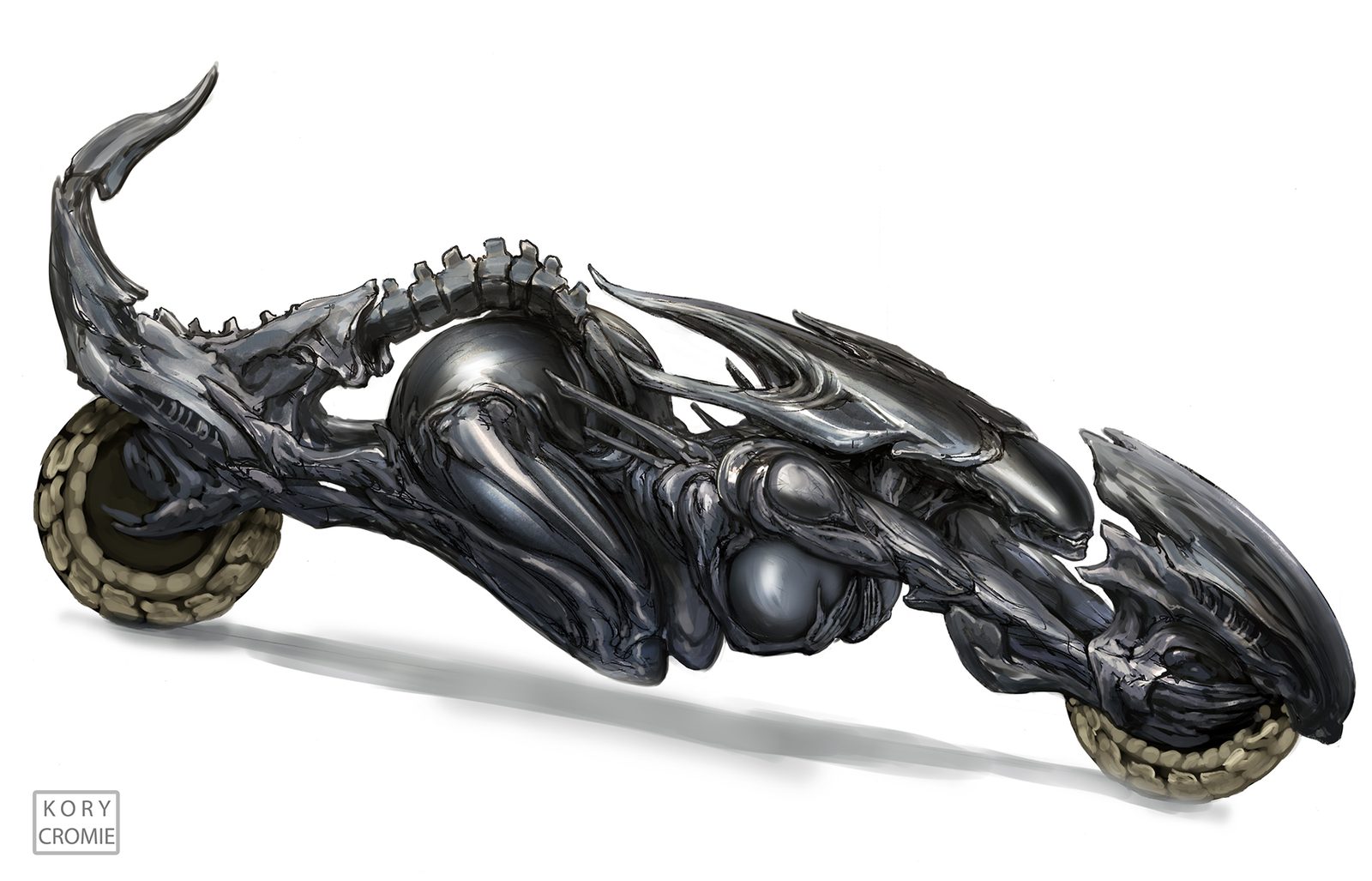 Female xenomorph — artwork by kory cromie