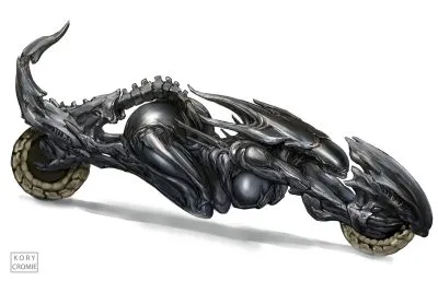 Female xenomorph — artwork by kory cromie