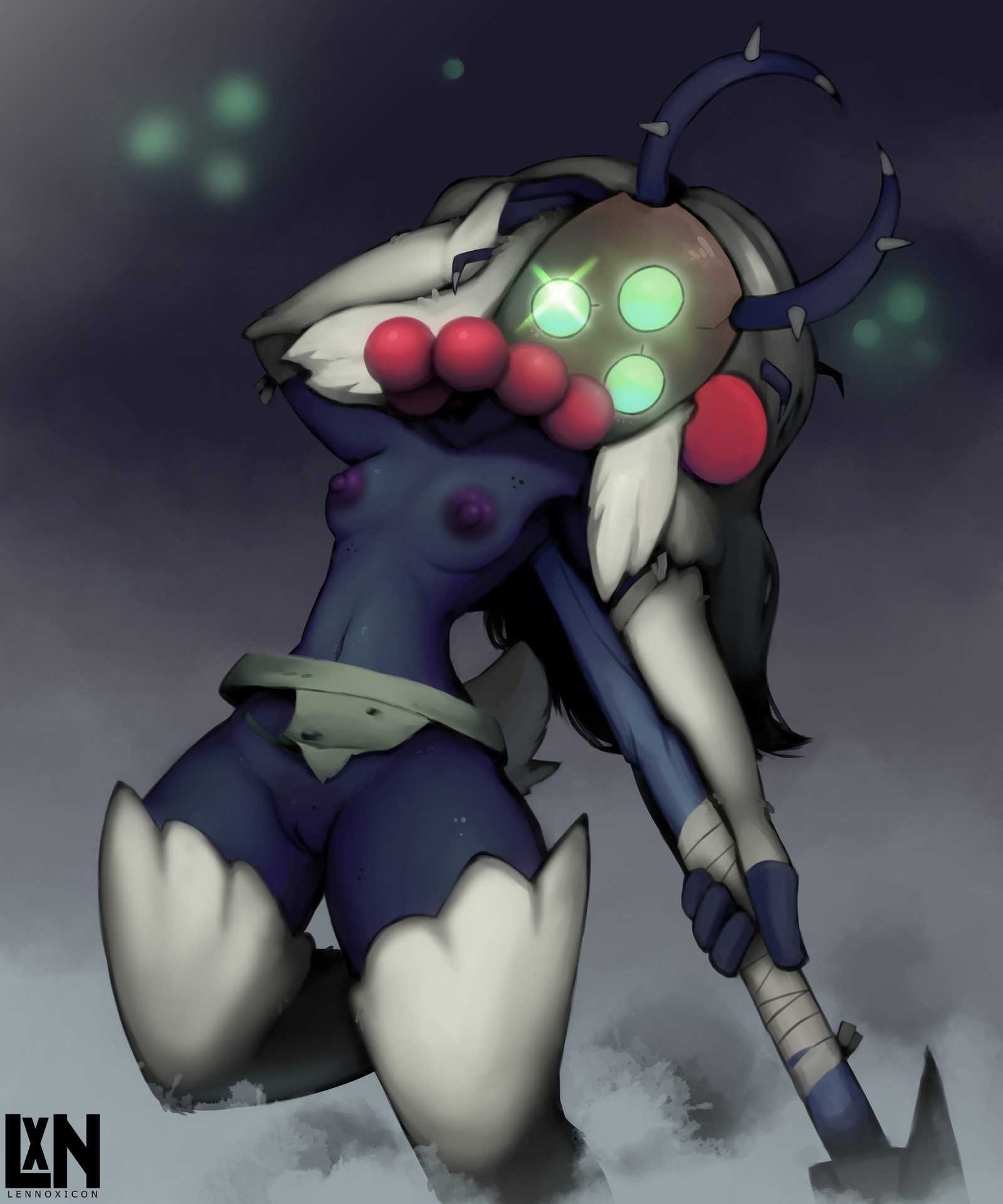 Acolyte (risk of rain) — artwork by lennoxicon