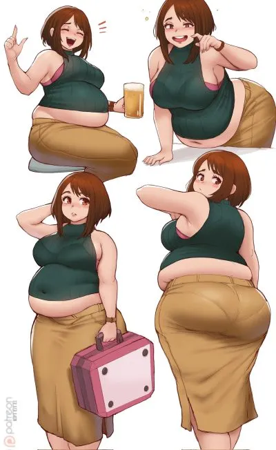 Uraraka ochaco — artwork by kipteitei