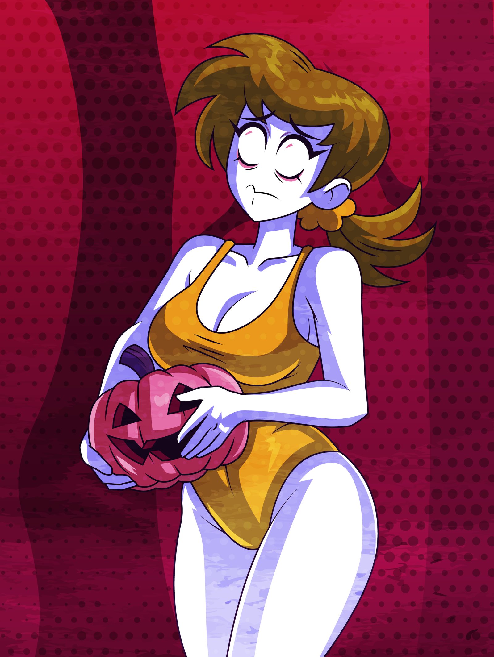 Jaune (spooky month) — artwork by alvarikokearte