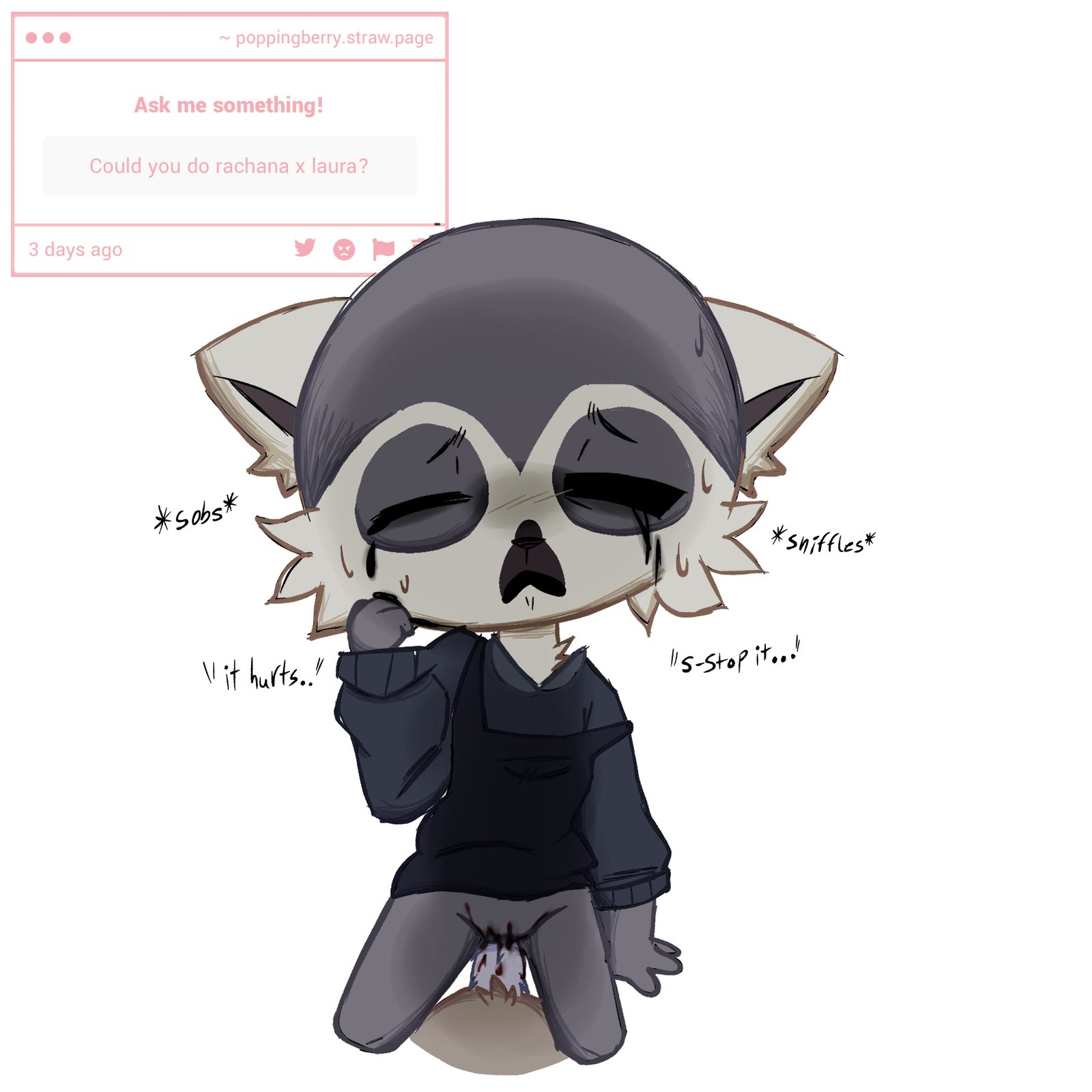 Laura (piggy) — artwork by blood moth (artist)