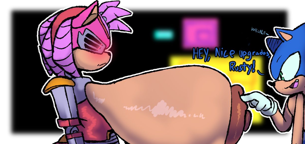 Amy rose — artwork by 2xdxart