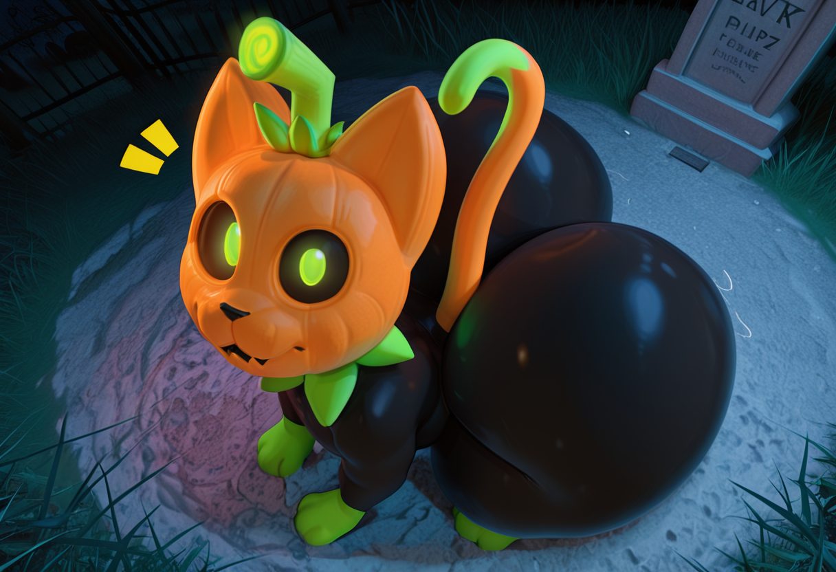 Pumkat — artwork by tifokoh57