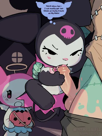Kuromi — artwork by star rifle