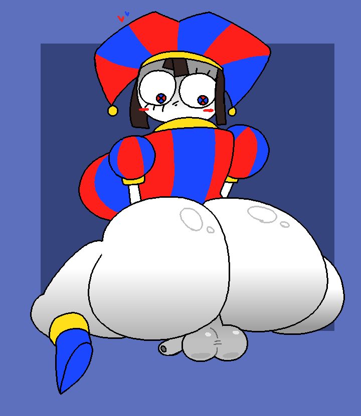 Pomni (the amazing digital circus) — artwork by ferman
