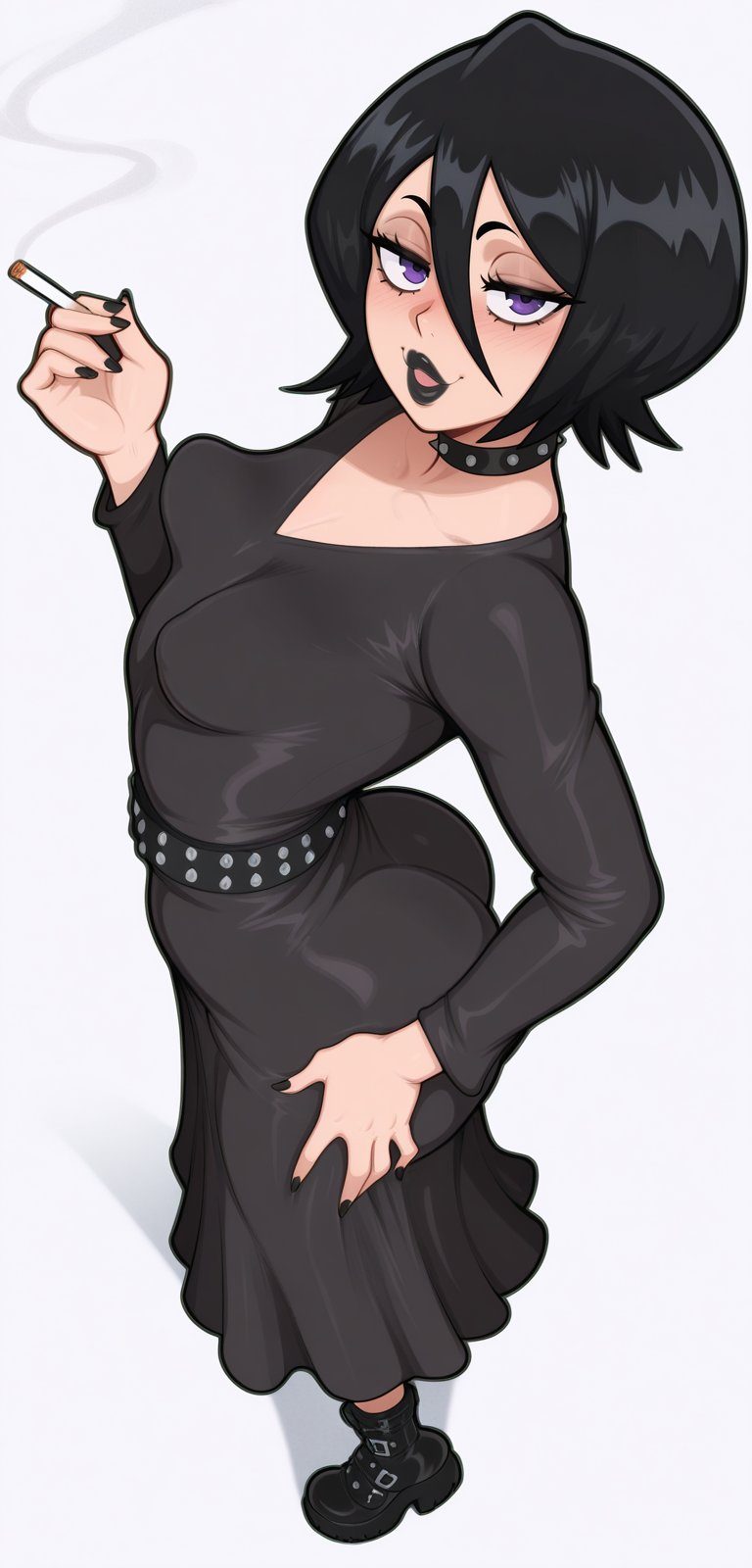 Rukia kuchiki — artwork by waifudiffus1on
