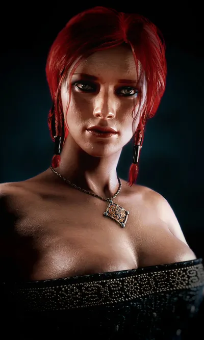 Triss merigold — artwork by NotUnderYou