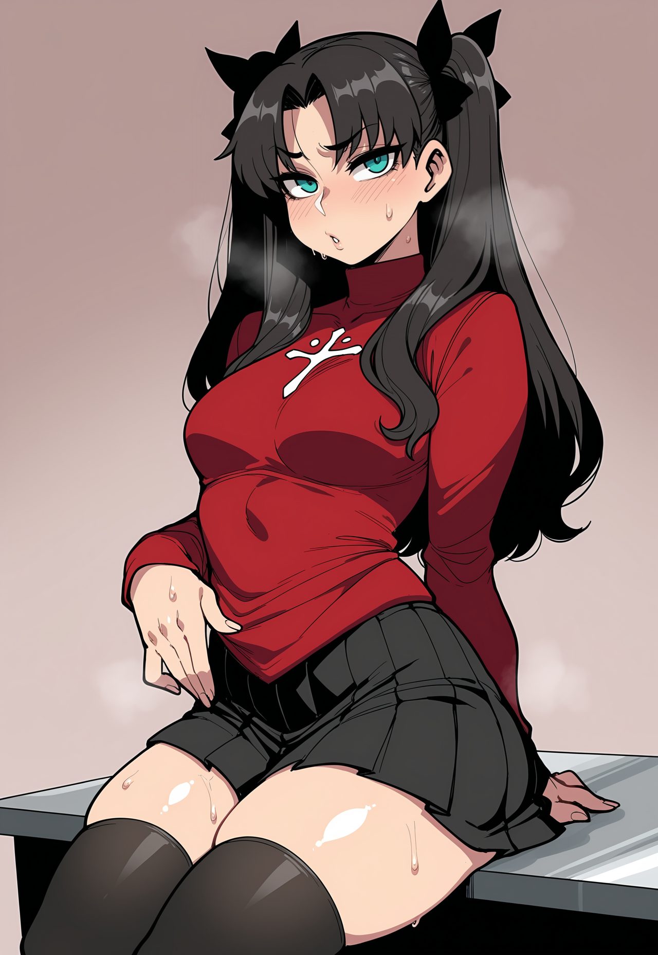 Tohsaka rin — artwork by jennieart02