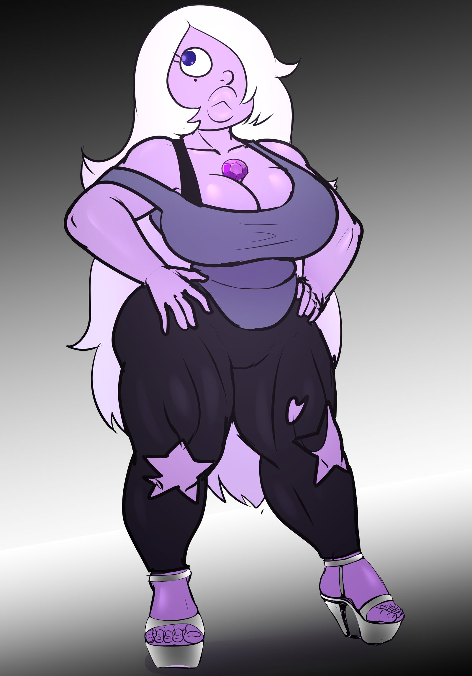 Amethyst (steven universe) — artwork by diklonius