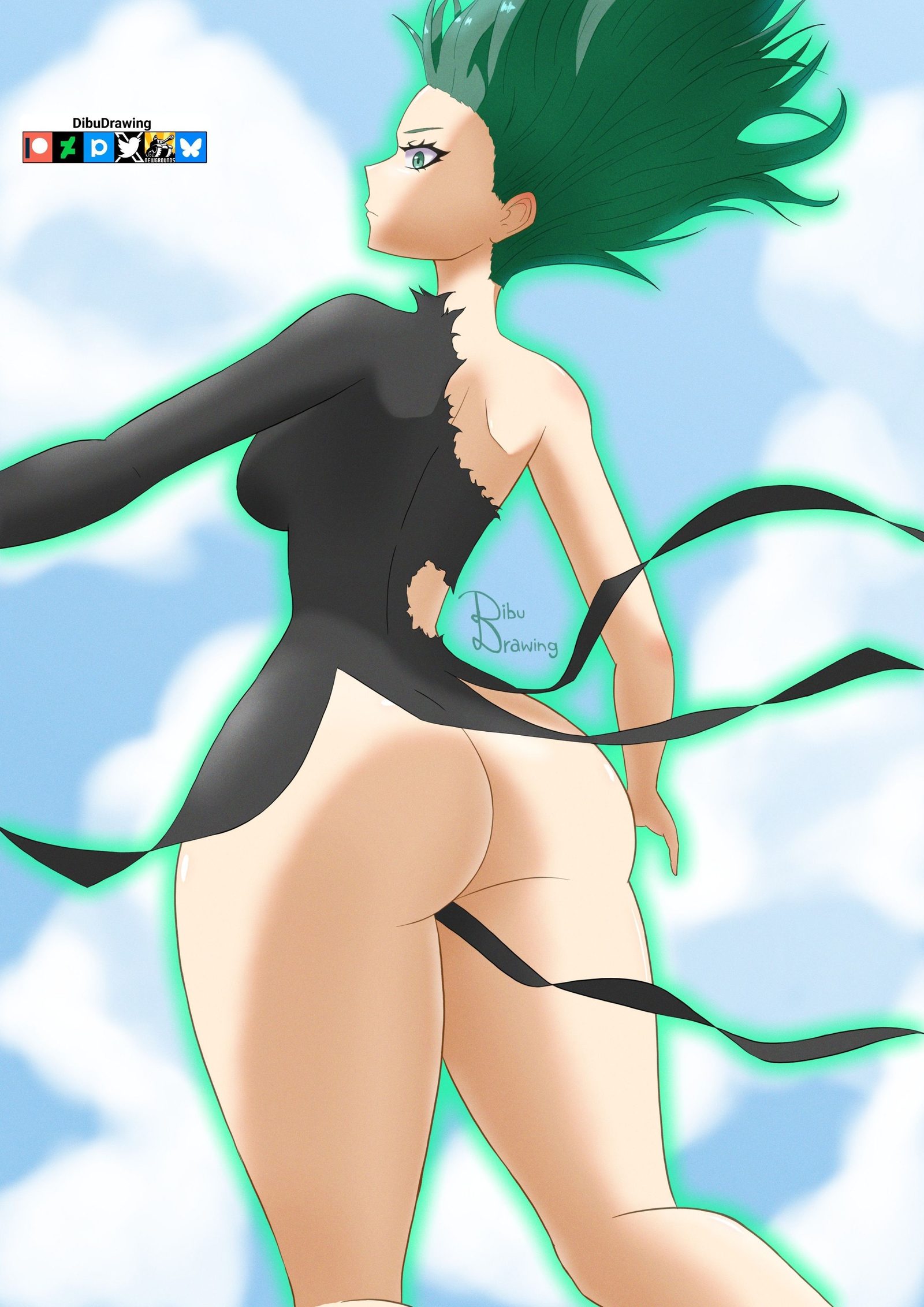 Tatsumaki — artwork by dibudrawing