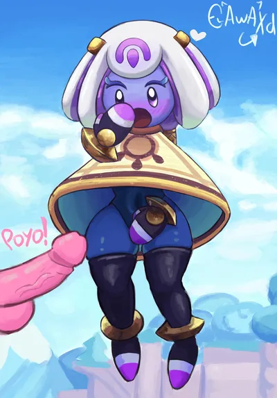 Kirby — artwork by elawaxd