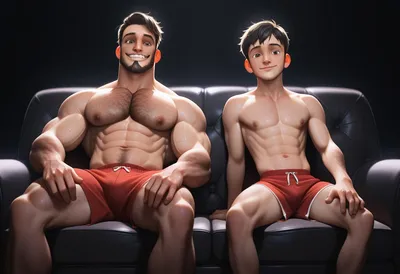 Brothers, gay — artwork by iHonolulu