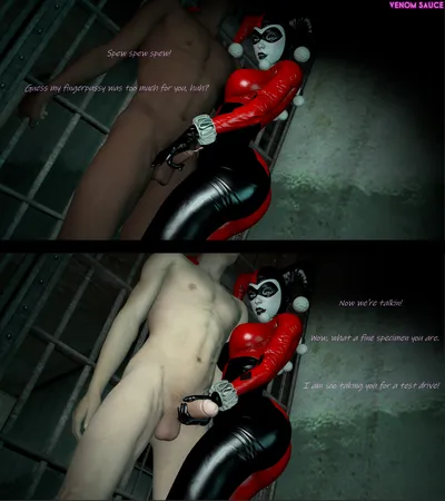 Harley quinn — artwork by venomous sausage
