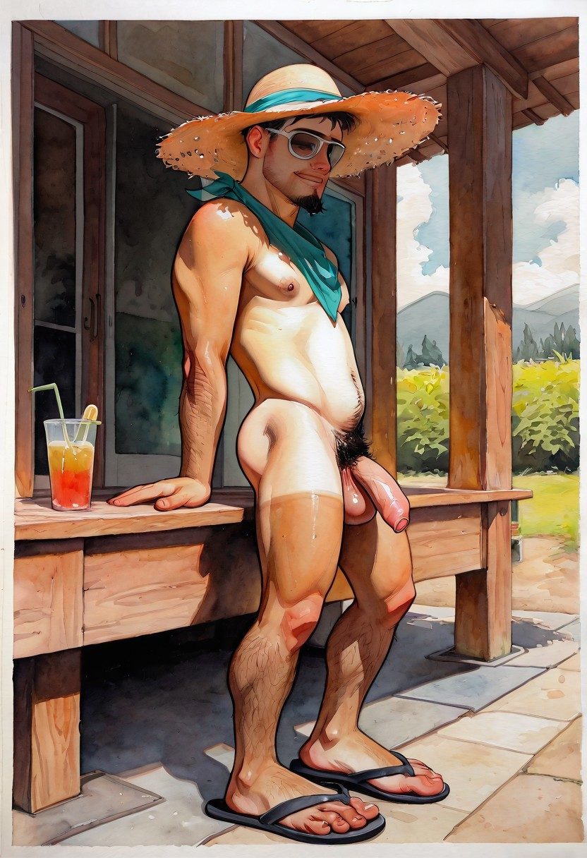 Bara, big penis — artwork by iHonolulu
