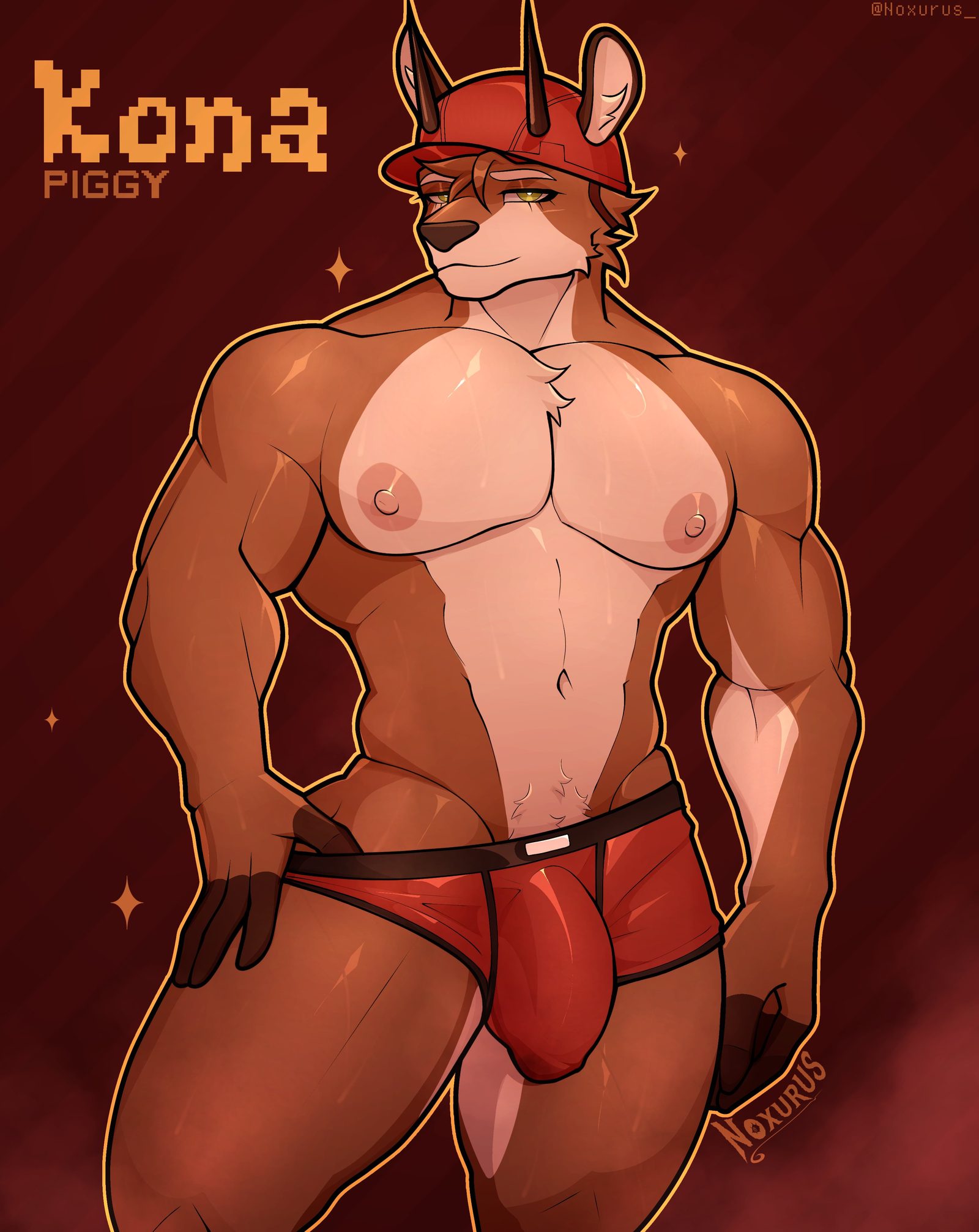 Kona (piggy) — artwork by noxurus
