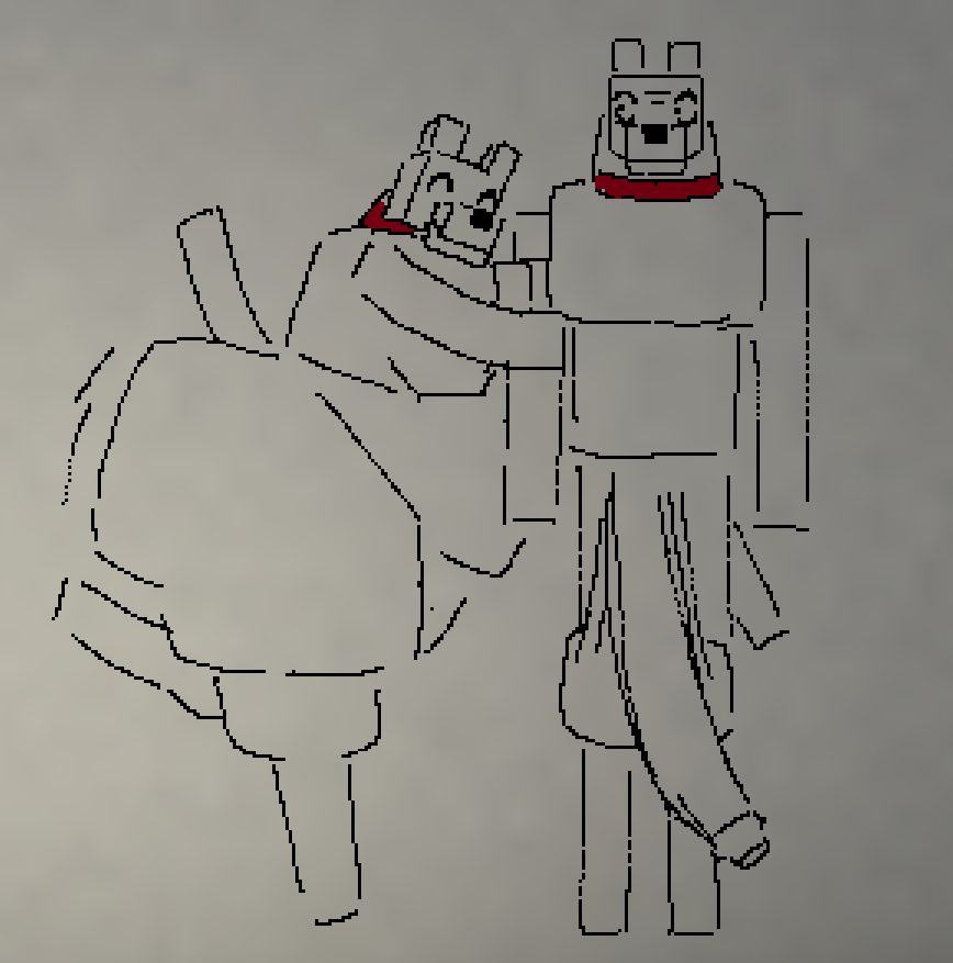 Wolf (minecraft) - artwork by the noodl3r