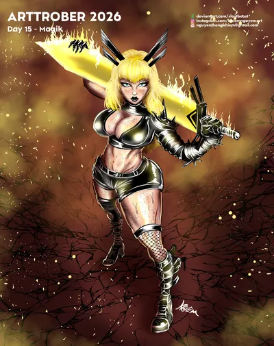 Magik (illyana rasputin) — artwork by slastbeast