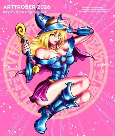 Dark magician girl — artwork by slastbeast