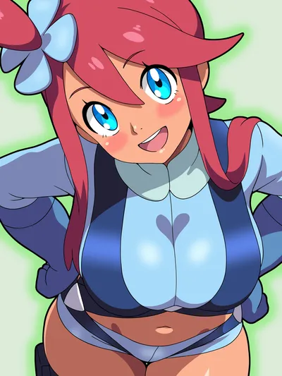 Skyla (pokemon) — artwork by inaba (tensai21)