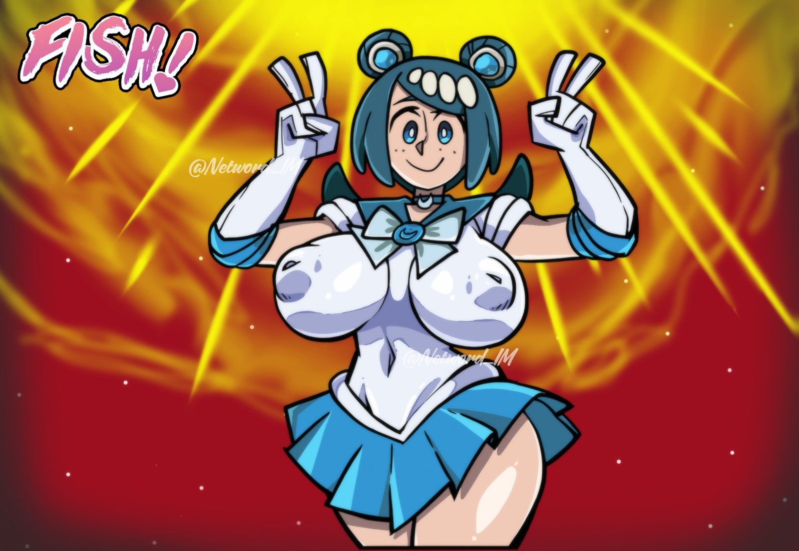 Lana's mother (pokemon) — artwork by networdnn