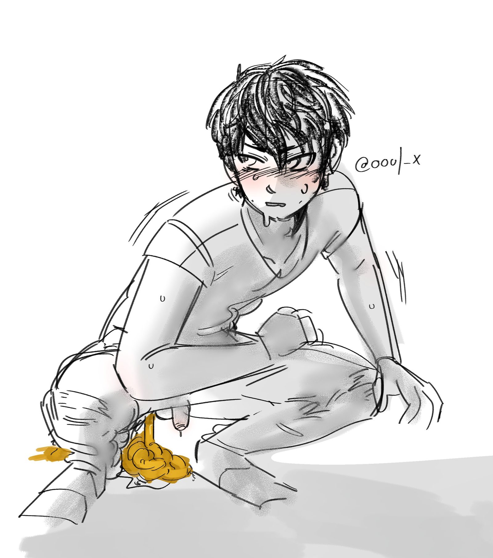 1boy, balls — artwork by artist request