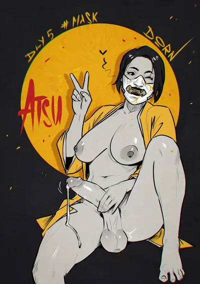 Atsu (ghost of yotei) — artwork by dorndraws