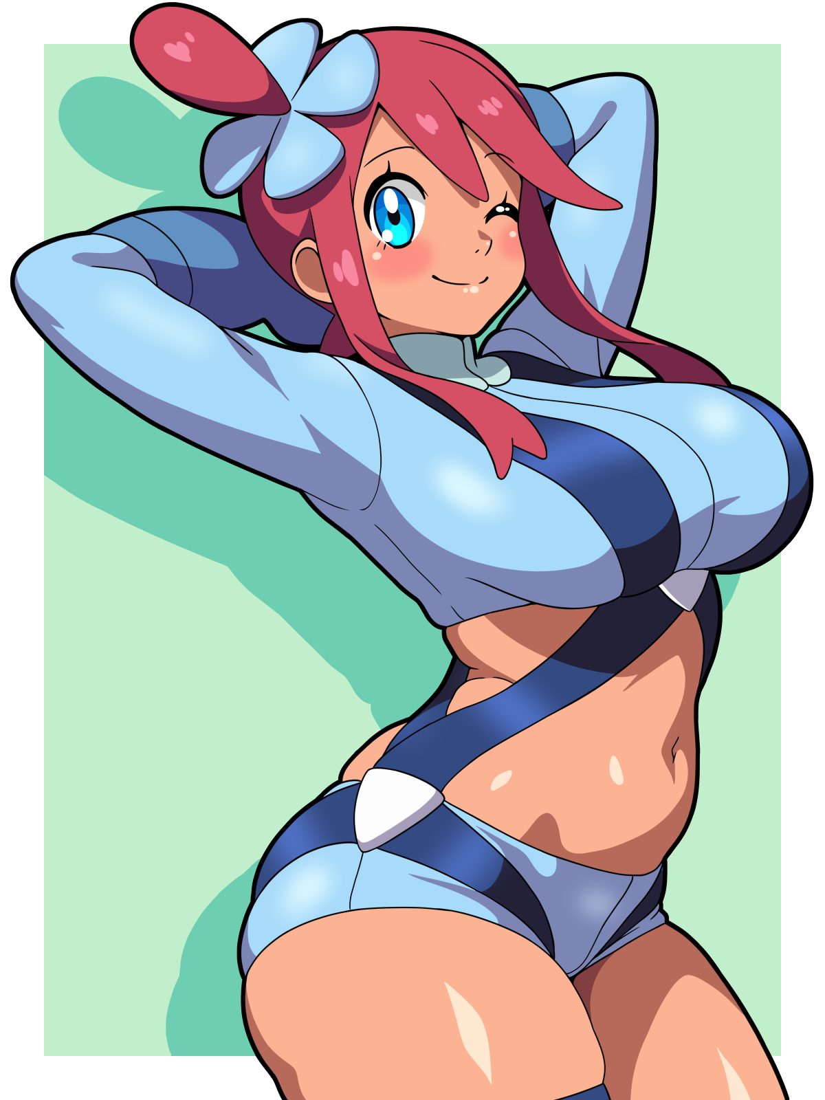 Skyla (pokemon) — artwork by inaba (tensai21)