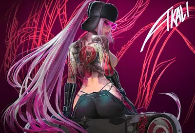 Akali — artwork by aisei