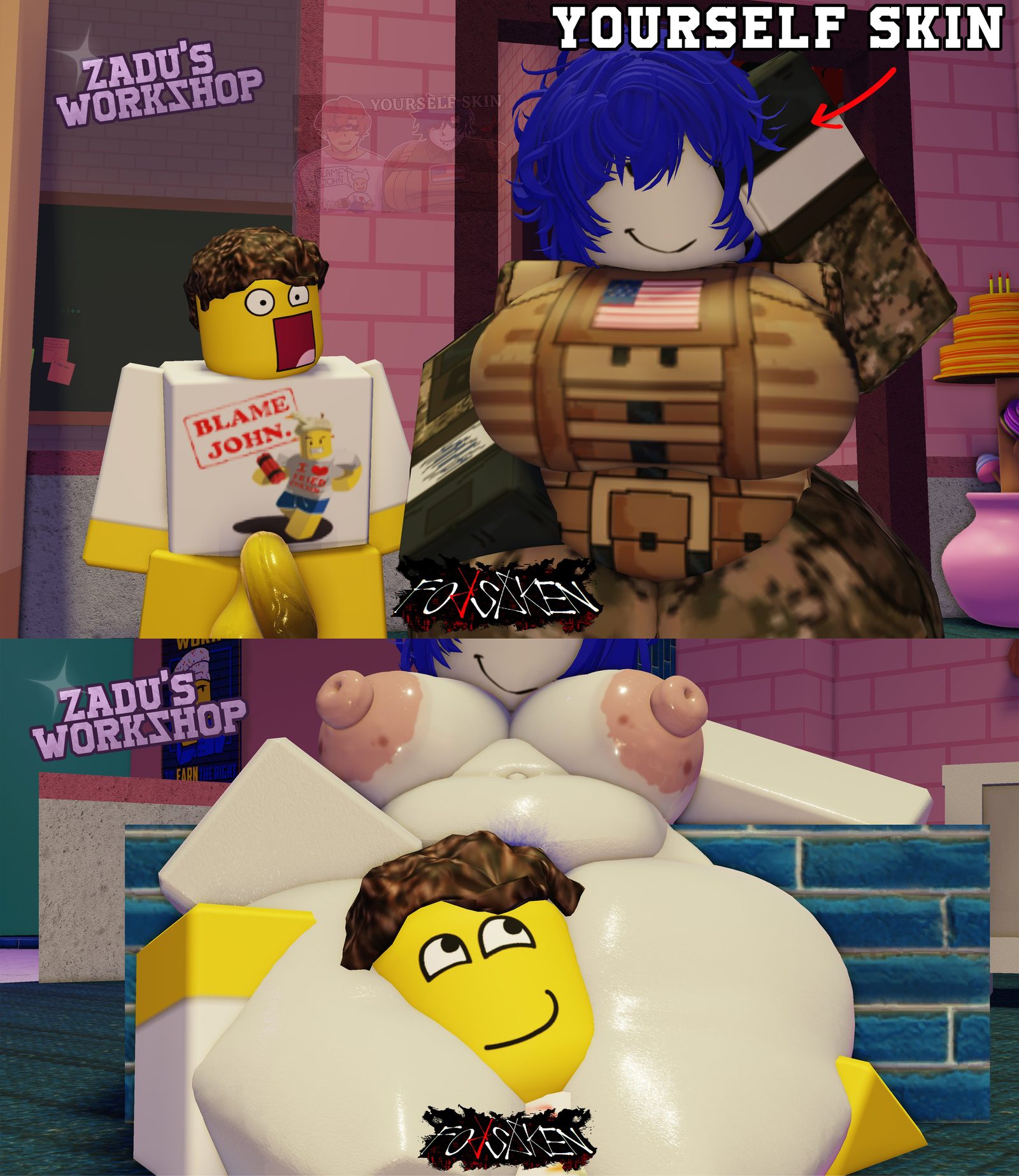 Guest (roblox) — artwork by zaduworkz