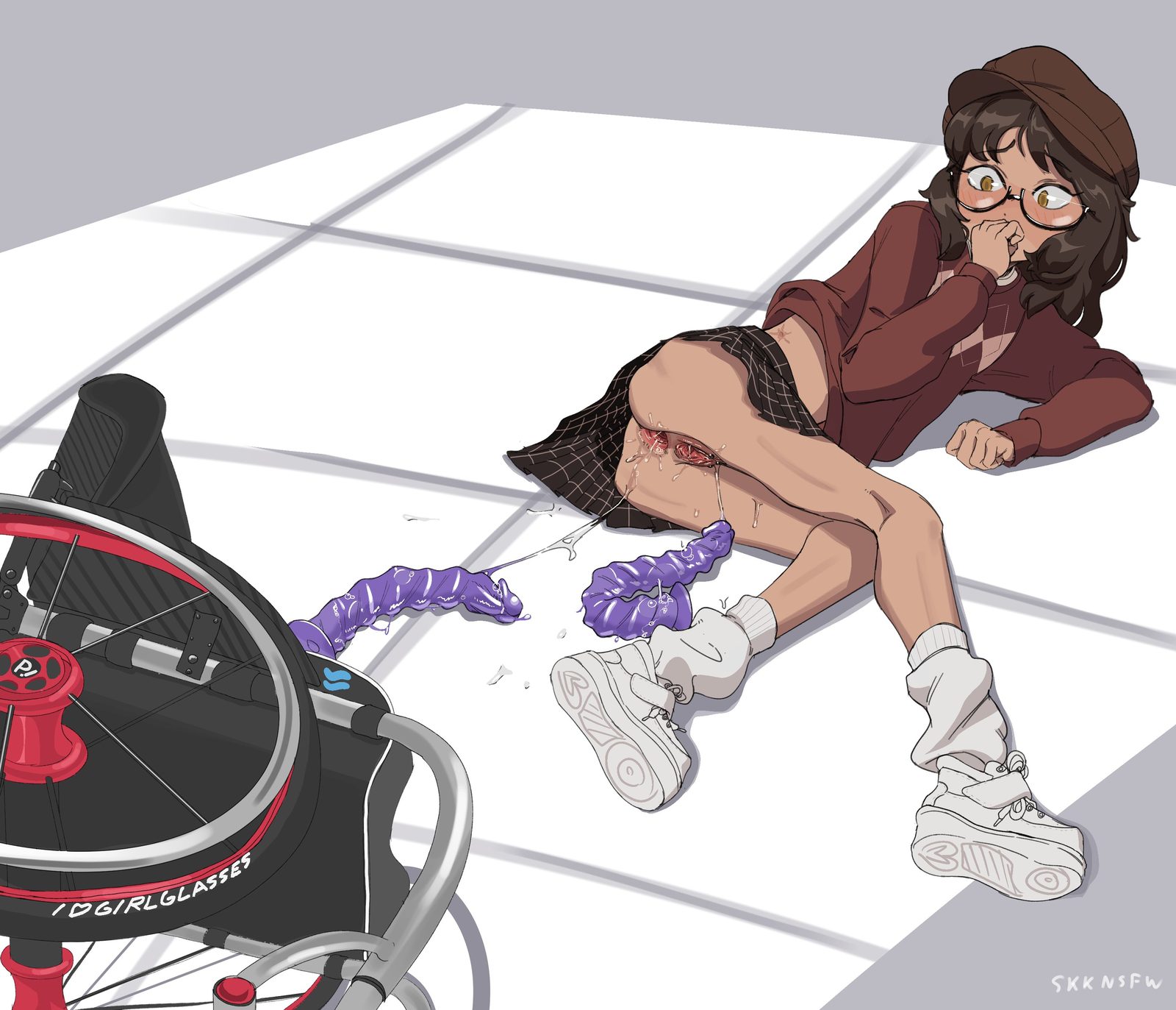 Original character — artwork by skk